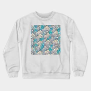 Abstract Spring Feathers (MD23SPR026) Crewneck Sweatshirt